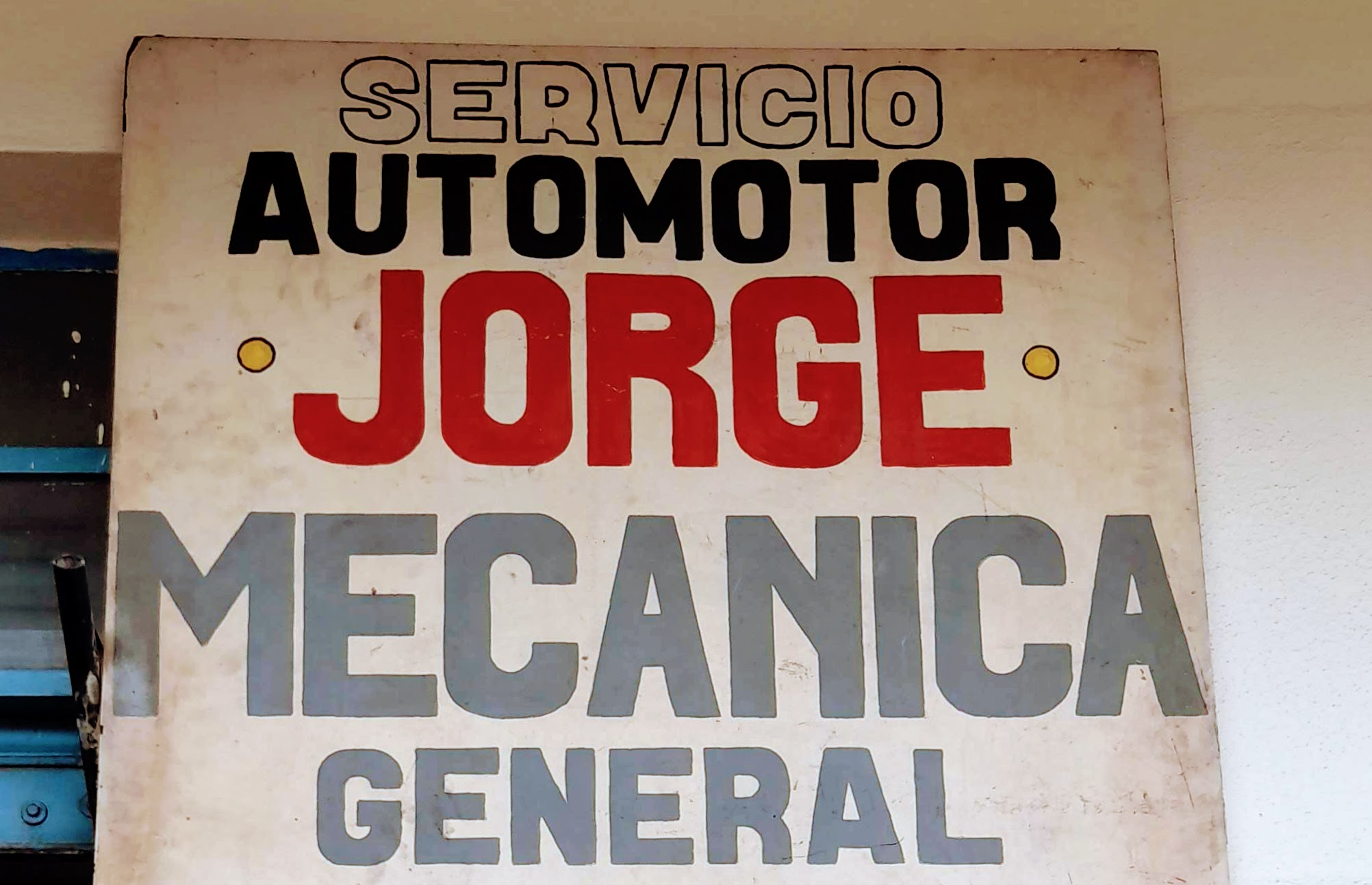 Servicio Automotor JORGE visto en diagonal